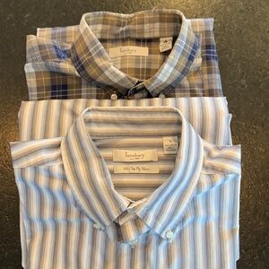 2Turnbury est. 1980 long sleeve &  80’s two ply fabric short sleeve dress shirts